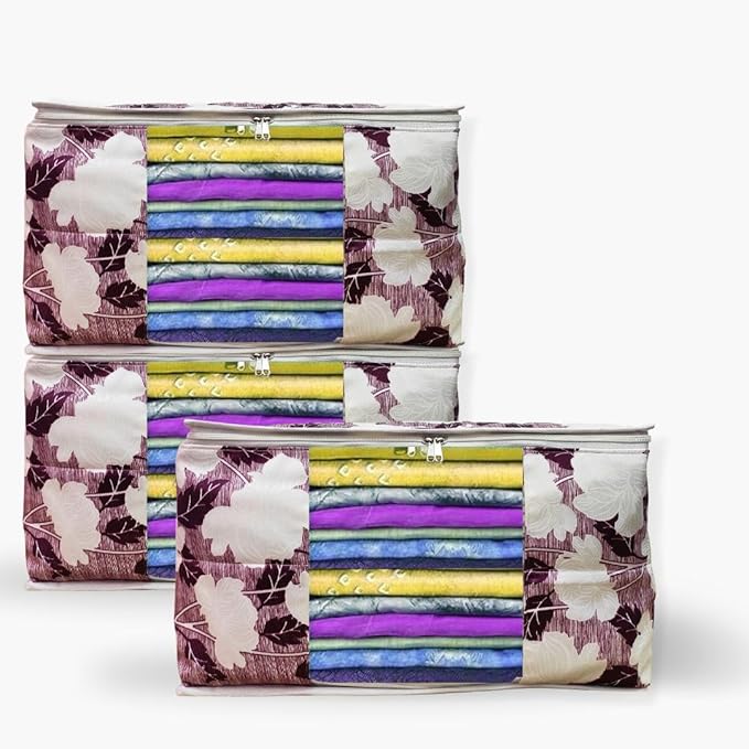Riddo™️ Saree Organizer With 12 Flap